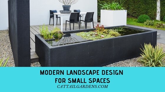 modern landscape design for small spaces